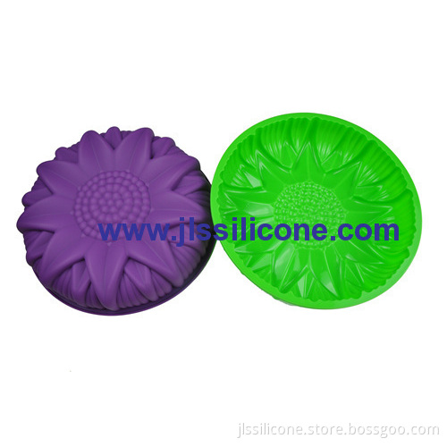 Big Sunflower Silicone Cake Baking Molds Pie Bakeware Mould